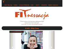 Tablet Screenshot of fitnessacja.pl